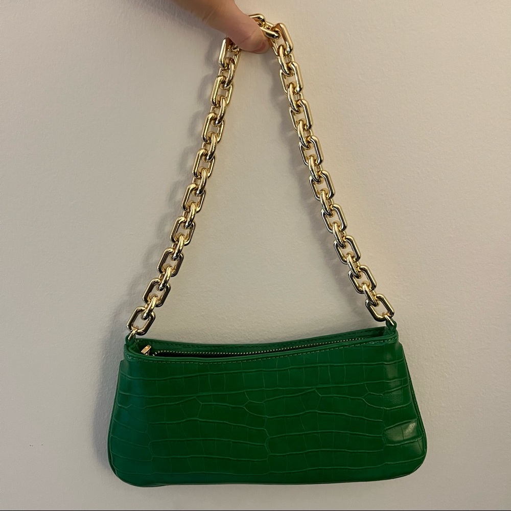 Zara Green Shoulder Bag
